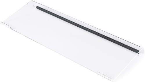 Clear acrylic tilted computer - clear,