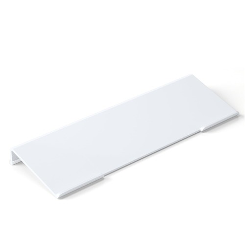 White acrylic tilted computer - acrylic,