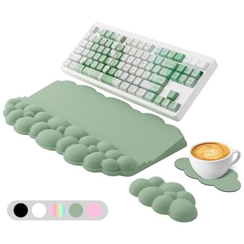 Wrist rest with keyboard - with,