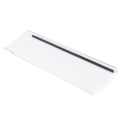 Clear acrylic tilted computer - clear,
