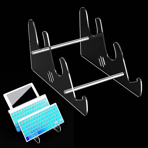 Clear acrylic keyboard display - acrylic,