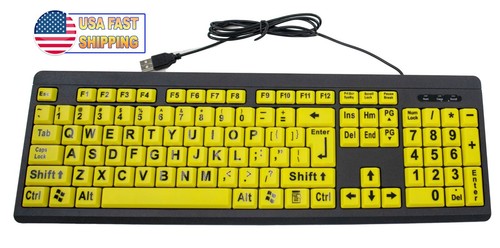 Big bright easy see keyboard - bright,