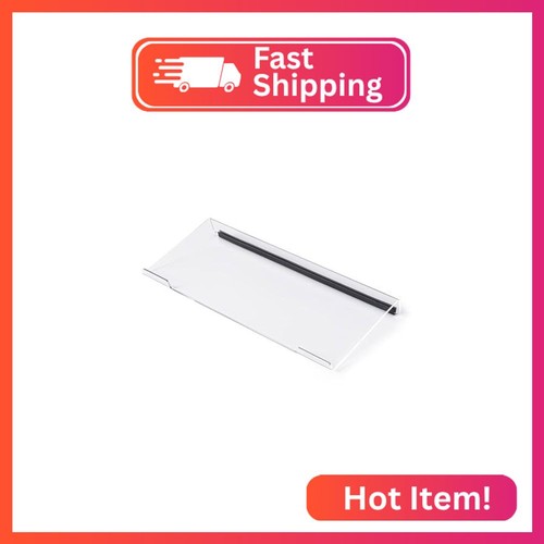 Clear acrylic tilted computer - tilted,