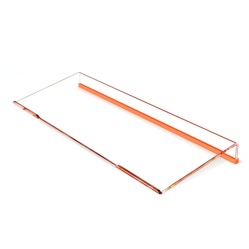 Ergonomic clear acrylic - clear,