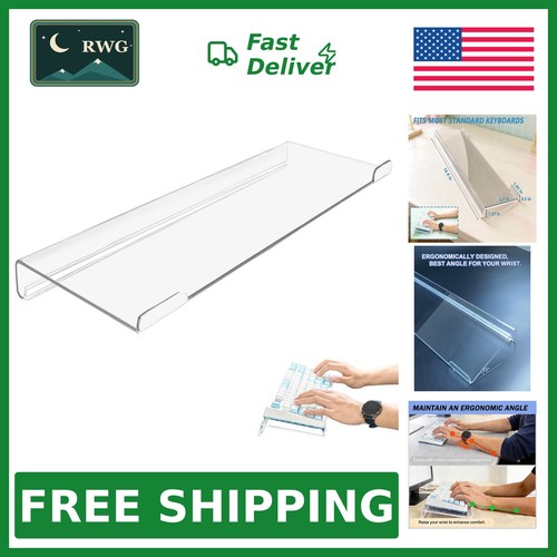 Clear acrylic tilted computer - clear,