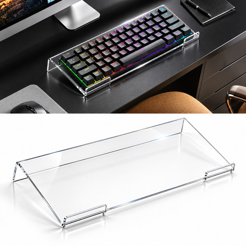 Acrylic computer keyboard - computer,