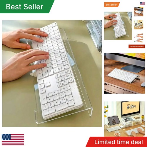 Acrylic computer keyboard - computer,